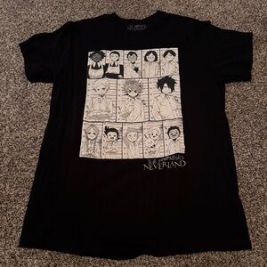 The Promised Neverland Anime Headshot T-Shirt Tee Top Manga Size Medium